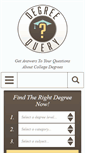 Mobile Screenshot of degreequery.com